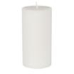Stumpenkerze Ø 70 mm · 150 mm weiss aus 100% Stearin, durchgefärbt