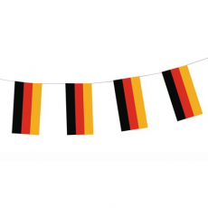 Flaggenkette, Papier 4 m Deutschland schwer entflammbar