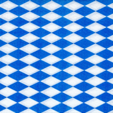 36 x  100 Servietten, 1-lagig 1/4-Falz 33 cm x 33 cm Bayrisch Blau