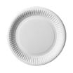 100 Teller, Pappe pure rund Ø 20 cm weiss