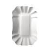 250 Schalen, Pappe pure eckig 9 cm x 14 cm x 3 cm weiss