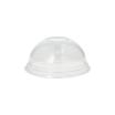 50 Dom-Deckel Hurricane, PET rund Ø 9,5 cm · 4,5 cm glasklar ohne Lochung