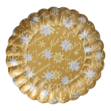 2 Präsentierschalen-Weihnachten Ø 23 cm verschiedene Weihnachtsdekore