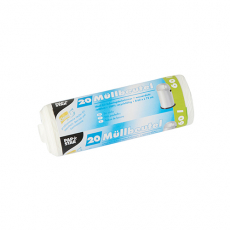 20 Müllbeutel, LDPE 60 l 72 cm x 60 cm weiss