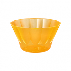 50 Eis- und Dessertschalen, PS rund 500 ml Ø 13 cm · 7,5 cm orange