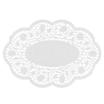 500 Mokkadeckchen oval 22 cm x 15 cm weiss