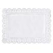 100 Spitzenpapiere eckig 45 cm x 32 cm weiss