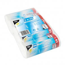 40 Müllbeutel, HDPE 18 l 52 cm x 46 cm weiss