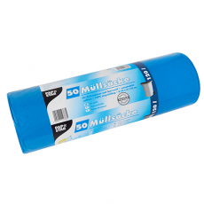 50 Müllsäcke, LDPE 120 l 110 cm x 70 cm blau