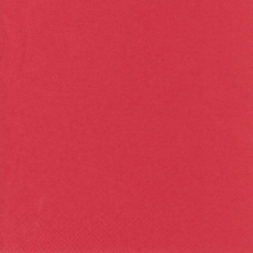 250 Servietten, 3-lagig 1/4-Falz 33 cm x 33 cm rot