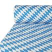 Papiertischtuch mit Damastprägung 50 m x 1 m Bayrisch Blau