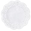 12 Tortenspitzen rund Ø 36 cm weiss