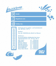 15 QuickSnap Gefrierbeutel 3 l 28 cm x 27 cm transparent in Faltschachtel