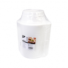 100 Suppenschalen, PP rund 750 ml Ø 15,6 cm · 6,5 cm weiss mit Anfasser