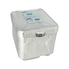 50 Menüschalen + Deckel, Alu 3-geteilt 0,76 l 3 cm x 17,7 cm x 22,5 cm