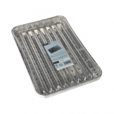 5 Grillschalen, Alu eckig 2,5 cm x 23 cm x 34 cm