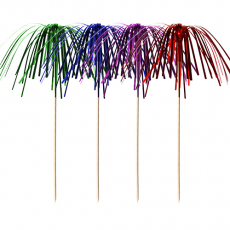 10 Deko-Picker 15,5 cm Feuerwerk