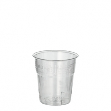 20 x 50 Trinkbecher, PS 0,1 l Ø 6 cm · 6,7 cm glasklar
