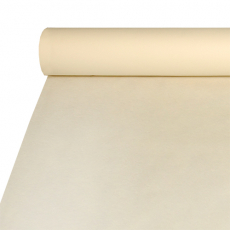 Tischdecke, stoffähnlich, Airlaid 20 m x 1,2 m creme