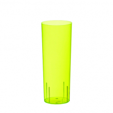 10 Gläser für Longdrinks, PS 0,3 l Ø 5,85 cm · 15,2 cm gelb