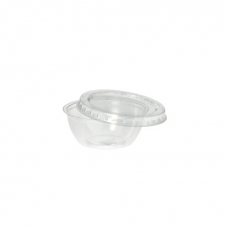 100 Dressingschalen, PS rund 50 ml Ø 6,7 cm · 2,7 cm klar