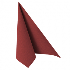 20 Servietten ROYAL Collection 1/4-Falz 40 cm x 40 cm bordeaux