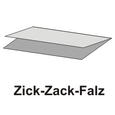 250 Blatt Handtuchpapier V-Falz 23 cm x 25 cm natur Zick Zack, 1-lagig