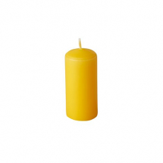 10 Stumpenkerzen Ø 40 mm · 90 mm goldgelb