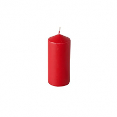 10 Stumpenkerzen Ø 40 mm · 90 mm rot