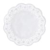 8 Tortenspitzen rund Ø 33 cm weiss