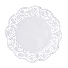 250 Tortenspitzen rund Ø 30 cm weiss