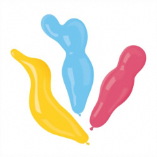 8 Luftballons farbig sortiert Figures