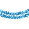 Großraumgirlande, Papier Ø 25 cm · 10 m Bayrisch Blau schwer entflammbar