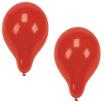 100 Luftballons Ø 25 cm rot