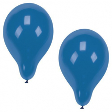 10 Luftballons Ø 25 cm blau