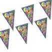 Wimpelkette, Folie 4 m Happy Birthday wetterfest
