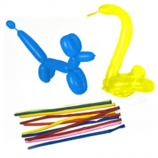 50 Modellierballons 140 cm farbig sortiert Maxi