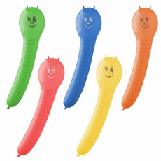 5 Luftballons farbig sortiert Caterpillar