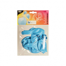 10 Luftballons Ø 25 cm hellblau