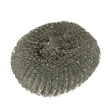 10 Topfreiniger, Draht rund Ø 13 cm · 4,5 cm silber , kratzend