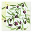 20 Servietten, 3-lagig 1/4-Falz 33 cm x 33 cm Olive Twig