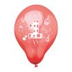 6 Zahlenluftballons Ø 25 cm farbig sortiert 1