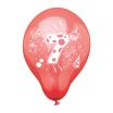 6 Zahlenluftballons Ø 25 cm farbig sortiert 7