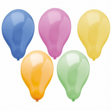 50 Luftballons Ø 25 cm farbig sortiert Trend