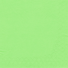 250 Servietten, 3-lagig 1/4-Falz 33 cm x 33 cm limonengrün