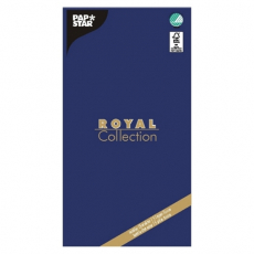 Tischdecke, Tissue ROYAL Collection 120 cm x 180 cm dunkelblau