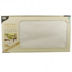 20 Mitteldecken, Tissue ROYAL Collection 80 cm x 80 cm weiss