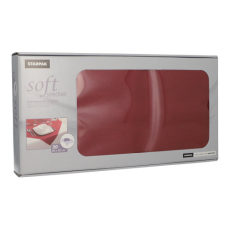 20 Mitteldecken, stoffähnlich, Vlies soft selection 80 cm x 80 cm bordeaux