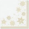 20 Servietten ROYAL Collection 1/4-Falz 40 cm x 40 cm champagner Just Stars