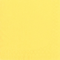 250 Servietten, 3-lagig 1/4-Falz 40 cm x 40 cm gelb